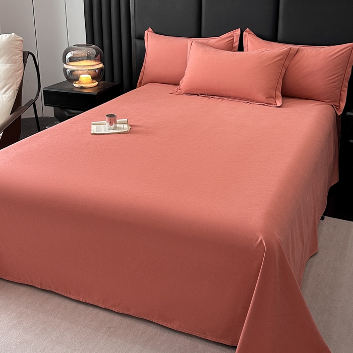 91家纺网 家纺一手货源 找家纺 优梦莱 2025春夏新款抗菌防螨单床单单床单-场景一 海滩红