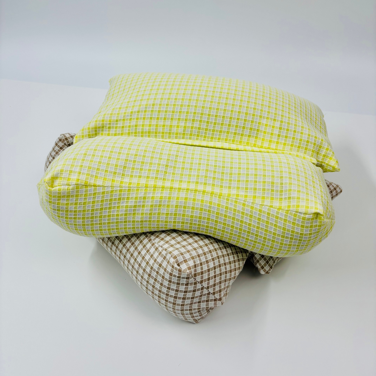 91家纺网 家纺一手货源 找家纺 （总）露函家居 2025新款二合一组合款反牵引荞麦枕（甜荞）枕芯枕头