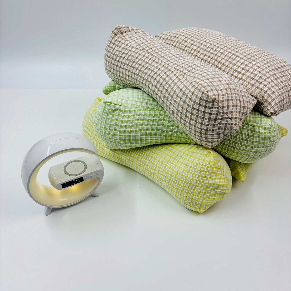 91家纺网 家纺一手货源 找家纺 露函家居 2025新款二合一组合款反牵引荞麦枕（甜荞）枕芯枕头 组合图仅供参考 三角枕44x14x14cm+方枕42x22x7cm/只