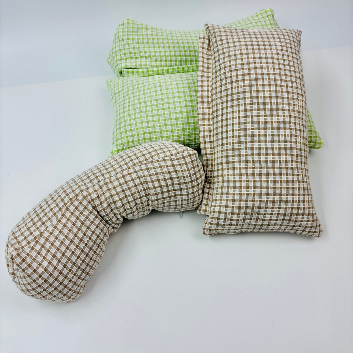 91家纺网 家纺一手货源 找家纺 露函家居 2025新款二合一组合款反牵引荞麦枕（甜荞）枕芯枕头 组合图仅供参考 三角枕44x14x14cm+方枕42x22x7cm/只