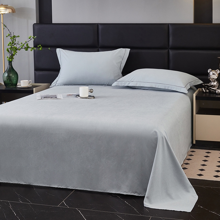 91家纺网 家纺一手货源 找家纺 （总）优梦莱 2025春夏新款抗菌防螨单床单单床单-场景二