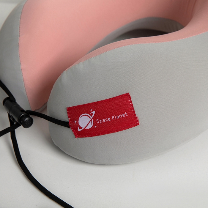 91家纺网 家纺一手货源 找家纺 露函家居 2025新款驼峰U型护颈枕凉感U型枕枕头枕芯 驼峰U型护颈枕-桃花粉 29x30cm/只