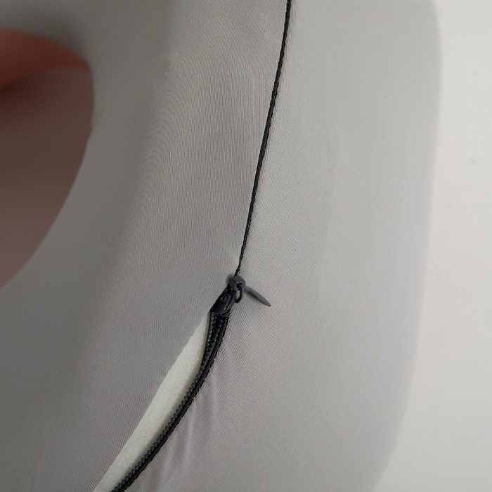 91家纺网 家纺一手货源 找家纺 露函家居 2025新款驼峰U型护颈枕凉感U型枕枕头枕芯 驼峰U型护颈枕-桃花粉 29x30cm礼盒款/只