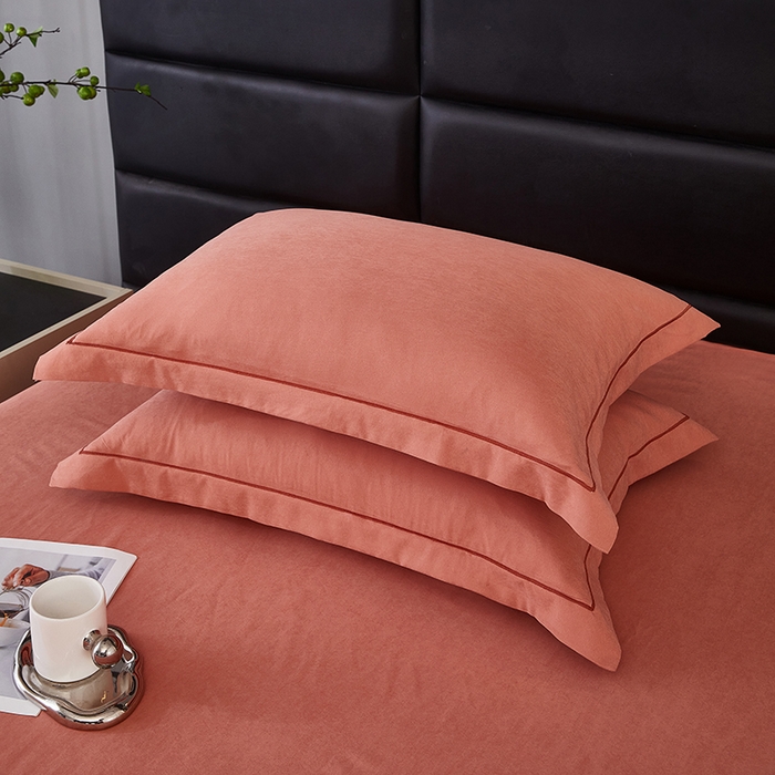 91家纺网 家纺一手货源 找家纺 优梦莱 2025春夏新款抗菌防螨单床单单床单-场景二 海滩红