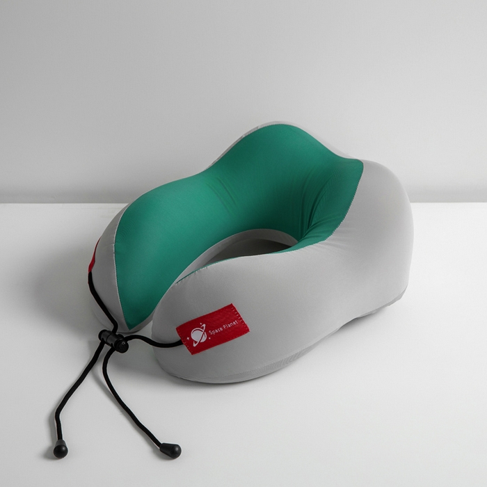 露函家居 2025新款驼峰U型护颈枕凉感U型枕枕头枕芯 驼峰U型护颈枕-清新绿 单礼盒