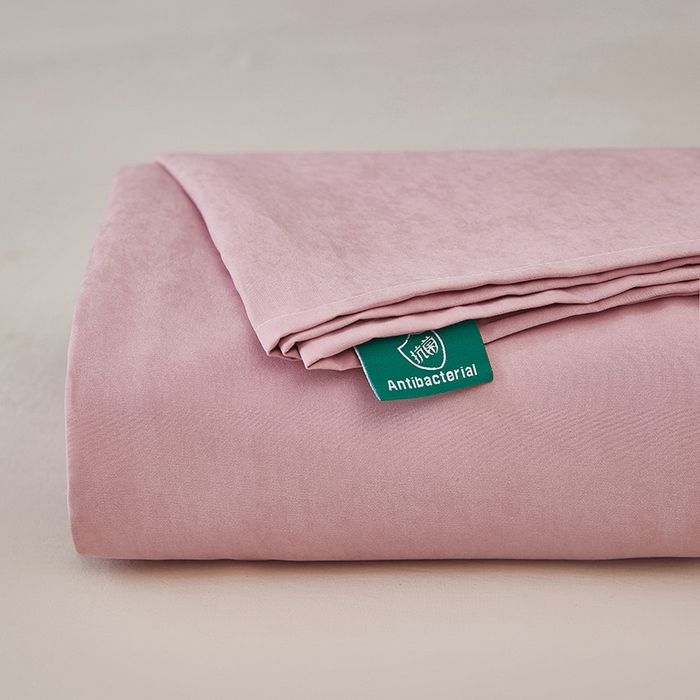 91家纺网 家纺一手货源 找家纺 优梦莱 2025春夏新款抗菌防螨单床单单床单-场景二 火烈鸟粉