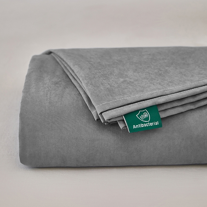 91家纺网 家纺一手货源 找家纺 优梦莱 2025春夏新款抗菌防螨单床单单床单-场景二 魅影灰