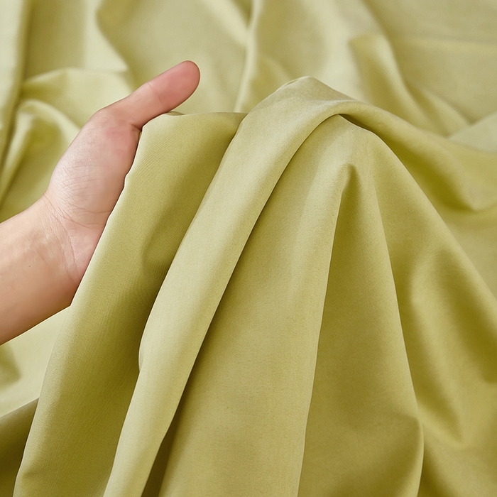 91家纺网 家纺一手货源 找家纺 优梦莱 2025春夏新款抗菌防螨单床单单床单-场景二 奶油黄