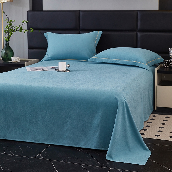 优梦莱 2025春夏新款抗菌防螨单床单单床单-场景二 维多利亚蓝