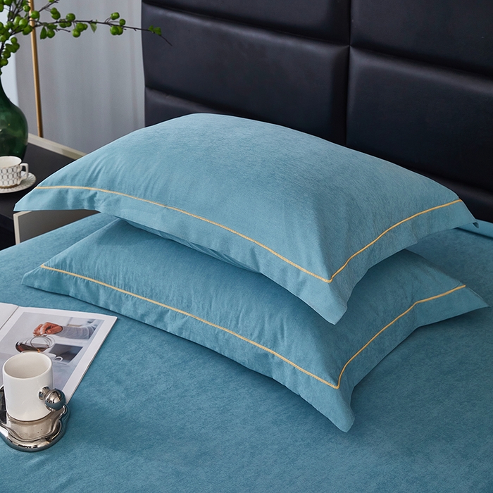 91家纺网 家纺一手货源 找家纺 优梦莱 2025春夏新款抗菌防螨单床单单床单-场景二 维多利亚蓝