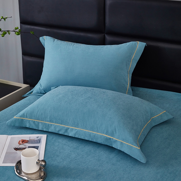 91家纺网 家纺一手货源 找家纺 优梦莱 2025春夏新款抗菌防螨单床单单床单-场景二 维多利亚蓝