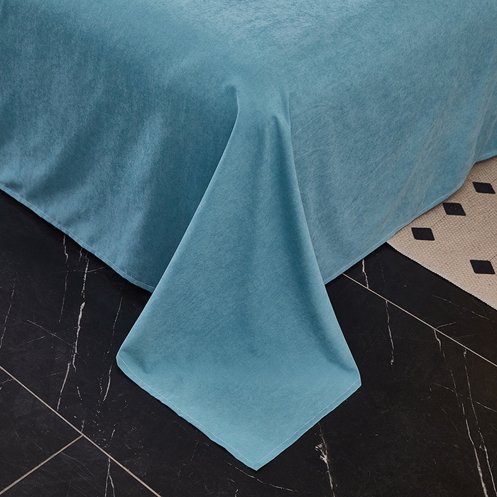 91家纺网 家纺一手货源 找家纺 优梦莱 2025春夏新款抗菌防螨单床单单床单-场景二 维多利亚蓝