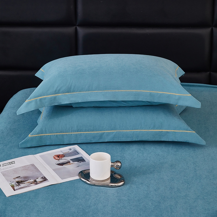 91家纺网 家纺一手货源 找家纺 优梦莱 2025春夏新款抗菌防螨单床单单床单-场景二 维多利亚蓝