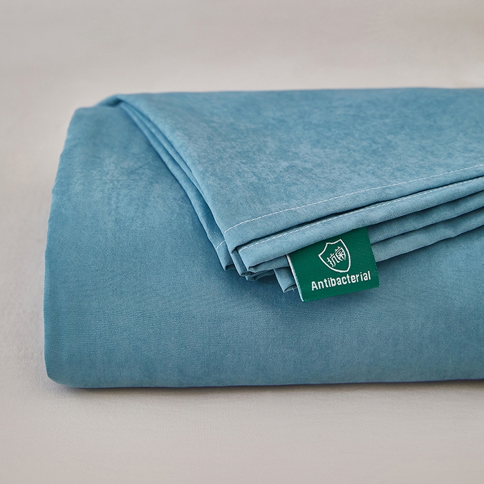 91家纺网 家纺一手货源 找家纺 优梦莱 2025春夏新款抗菌防螨单床单单床单-场景二 维多利亚蓝