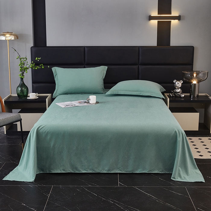 91家纺网 家纺一手货源 找家纺 优梦莱 2025春夏新款抗菌防螨单床单单床单-场景二 西子兰