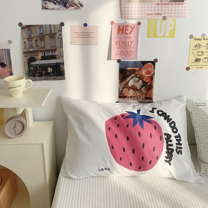 91家纺网 家纺一手货源 找家纺 （总）柚可家居 2024新款数码定版全棉单枕套系列-多巴胺系列二