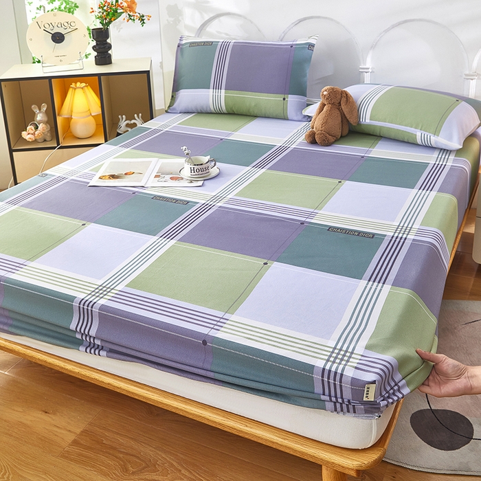 91家纺网 家纺一手货源 找家纺 （总）希廷顿 2025新款床笠款原棉老粗布凉席席子