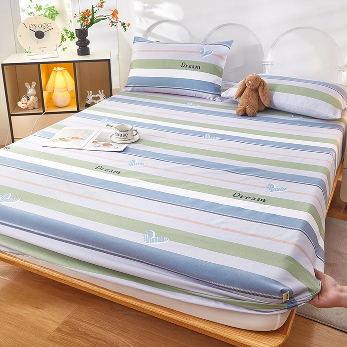 91家纺网 家纺一手货源 找家纺 （总）希廷顿 2025新款床笠款原棉老粗布凉席席子