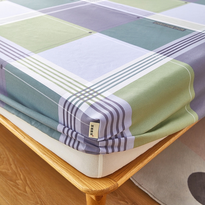 91家纺网 家纺一手货源 找家纺 希廷顿 2025新款床笠款原棉老粗布凉席席子 格调