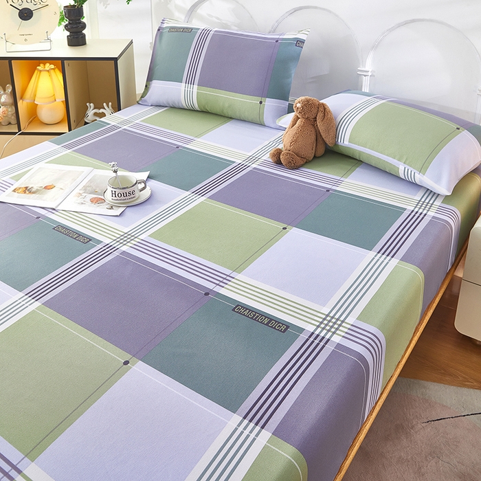 91家纺网 家纺一手货源 找家纺 希廷顿 2025新款床笠款原棉老粗布凉席席子 格调