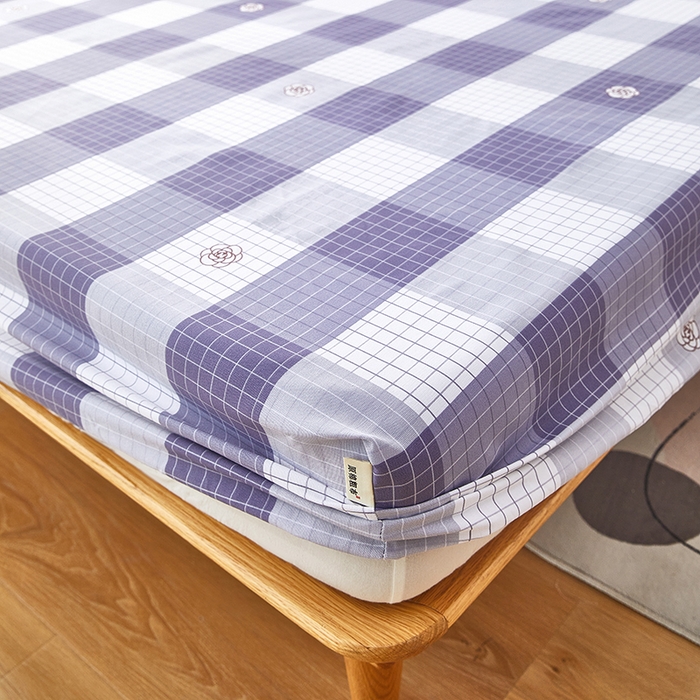 91家纺网 家纺一手货源 找家纺 希廷顿 2025新款床笠款原棉老粗布凉席席子 露雅