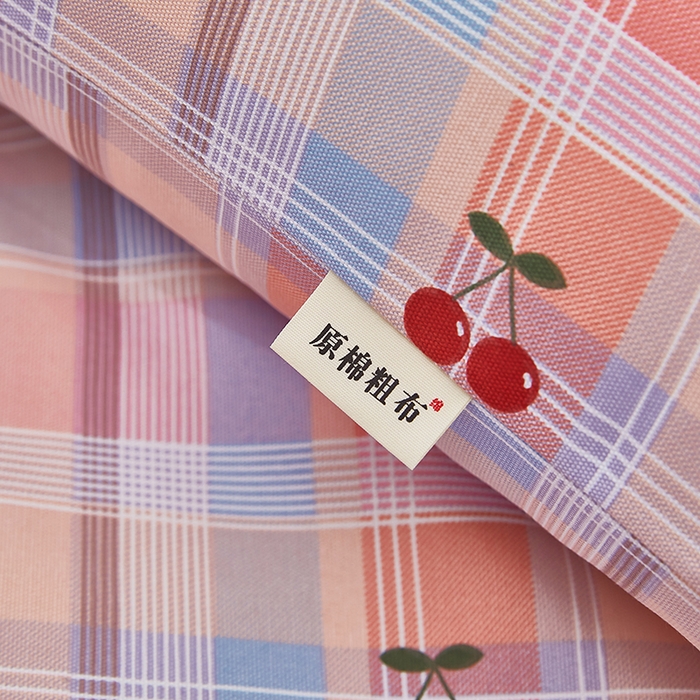 91家纺网 家纺一手货源 找家纺 希廷顿 2025新款床笠款原棉老粗布凉席席子 霓裳