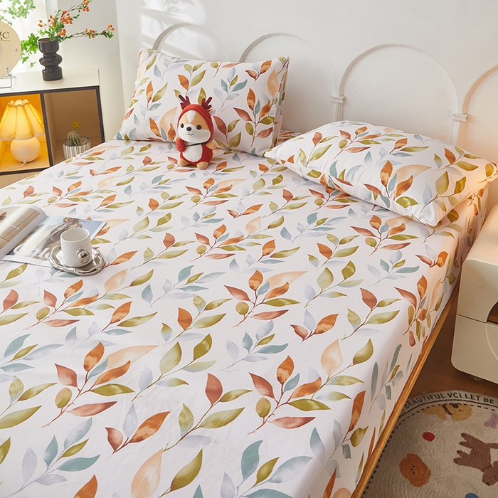 91家纺网 家纺一手货源 找家纺 希廷顿 2025新款床笠款原棉老粗布凉席席子 秋禄