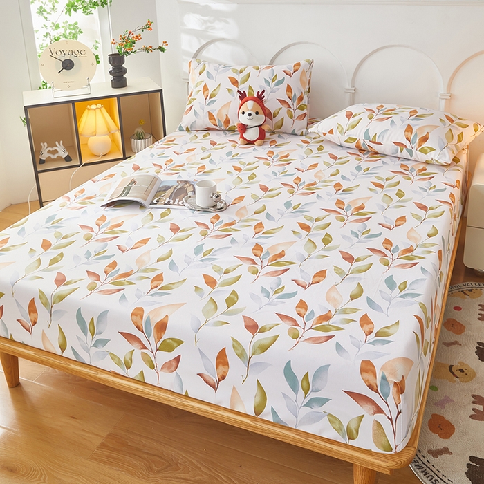 91家纺网 家纺一手货源 找家纺 希廷顿 2025新款床笠款原棉老粗布凉席席子 秋禄