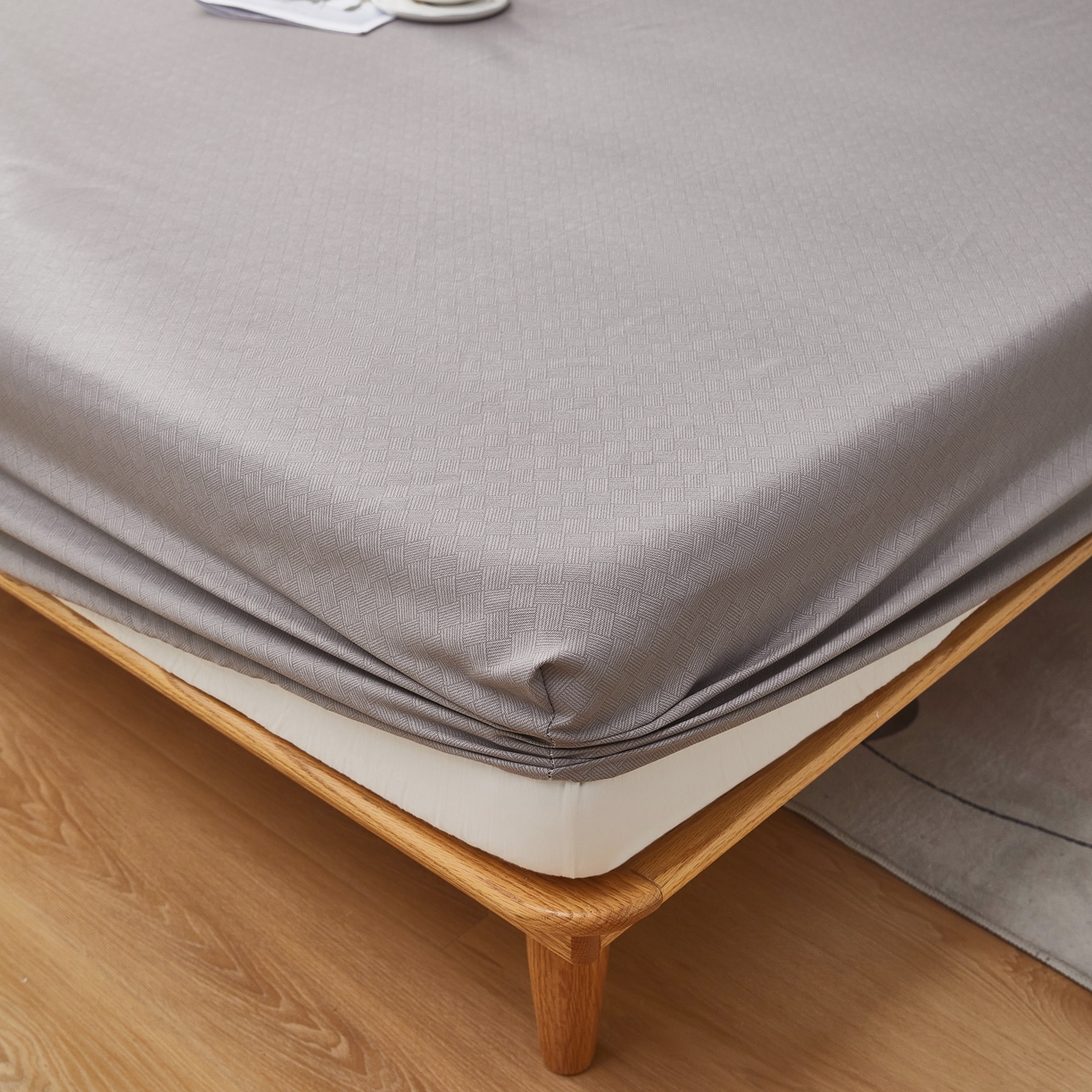 91家纺网 家纺一手货源 找家纺 希廷顿 2025新款床笠款原棉老粗布凉席席子 奢呈星谷