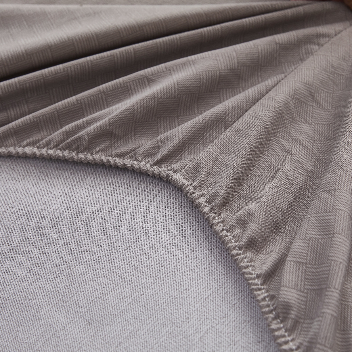 91家纺网 家纺一手货源 找家纺 希廷顿 2025新款床笠款原棉老粗布凉席席子 奢呈星谷