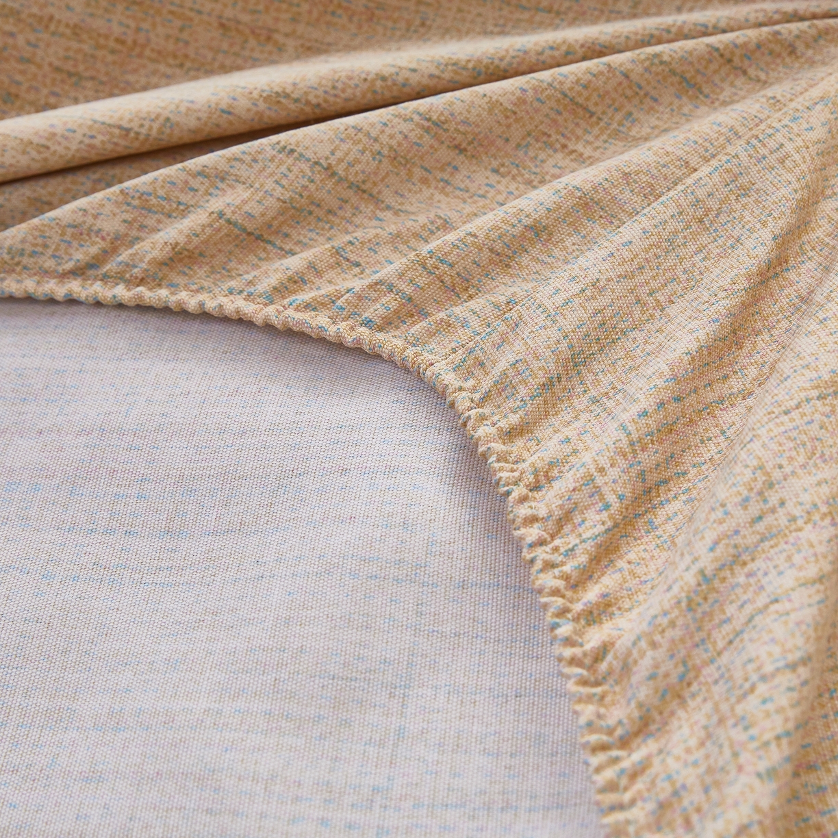 91家纺网 家纺一手货源 找家纺 希廷顿 2025新款床笠款原棉老粗布凉席席子 素简茶寨