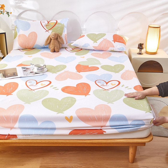 91家纺网 家纺一手货源 找家纺 希廷顿 2025新款床笠款原棉老粗布凉席席子 心怡