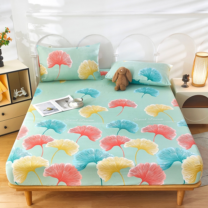 91家纺网 家纺一手货源 找家纺 希廷顿 2025新款床笠款原棉老粗布凉席席子 杏然