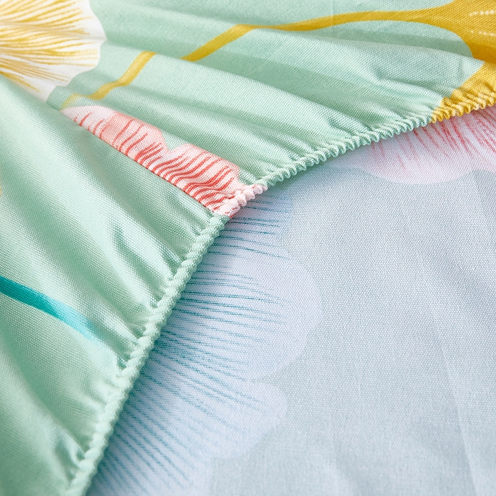 91家纺网 家纺一手货源 找家纺 希廷顿 2025新款床笠款原棉老粗布凉席席子 杏然