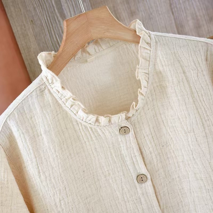 91家纺网 家纺一手货源 找家纺 （总）双梦毛巾 2025新款夏季新款亚麻家居服情侣爆款套装 休闲简约短袖短裤男女士睡衣