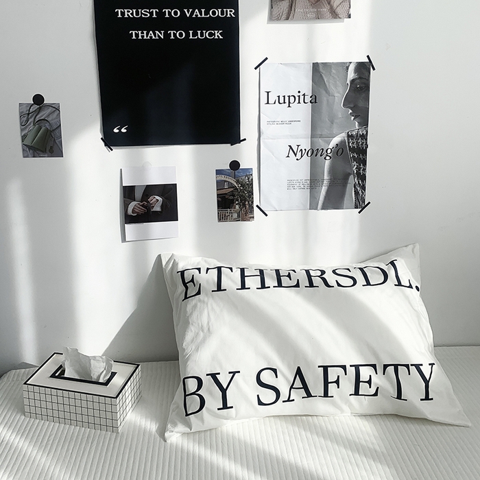 柚可家居 2024新款数码定版全棉单枕套系列-斑点狗系列 萨菲