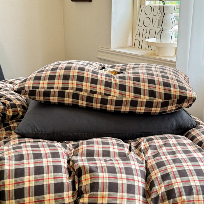 91家纺网 家纺一手货源 找家纺 （总）多品2025新款无印风超柔水洗棉宿舍三件套