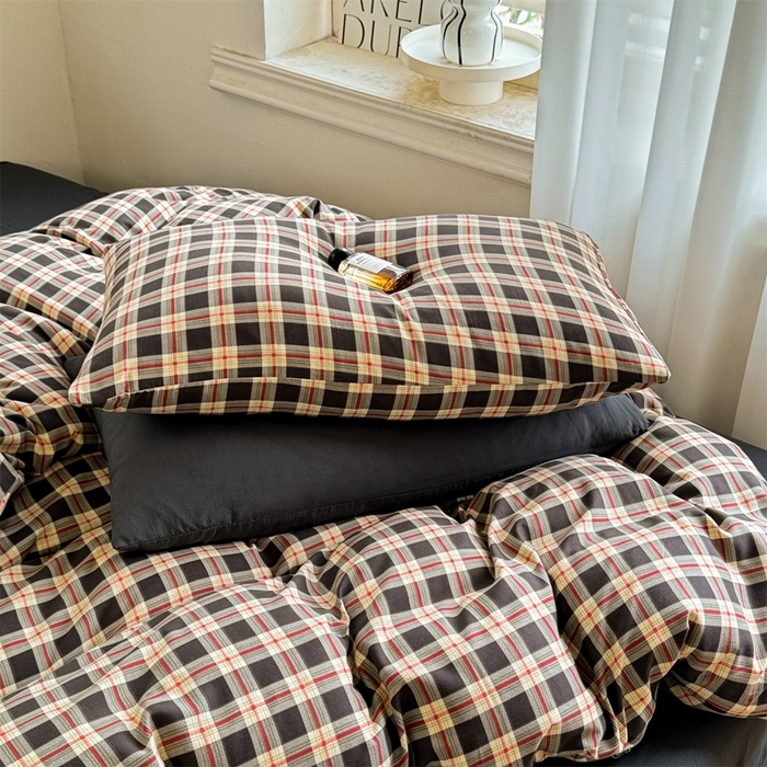 91家纺网 家纺一手货源 找家纺 （总）多品2025新款无印风超柔水洗棉宿舍三件套