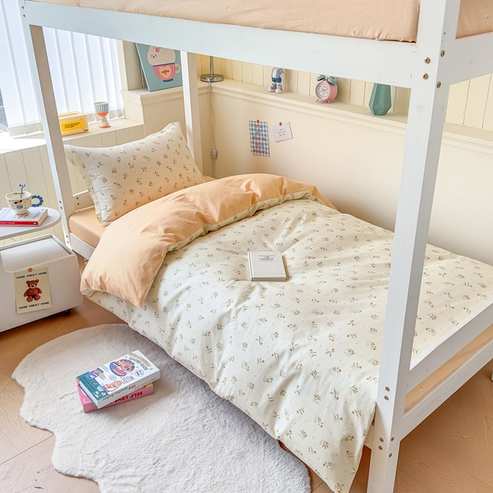 91家纺网 家纺一手货源 找家纺 （总）鑫宇 2025新款全棉纯棉13372宽幅学生上下铺三件套