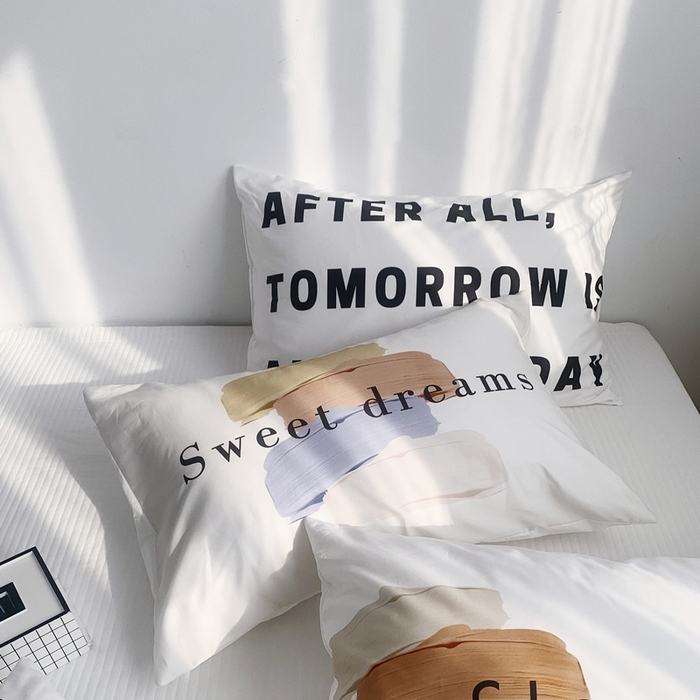 91家纺网 家纺一手货源 找家纺 （总）柚可家居 2024新款数码定版全棉单枕套系列