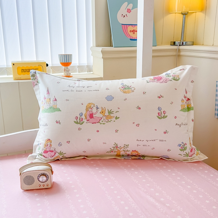 91家纺网 家纺一手货源 找家纺 鑫宇 2025新款全棉纯棉13372宽幅学生上下铺三件套 爱丽丝