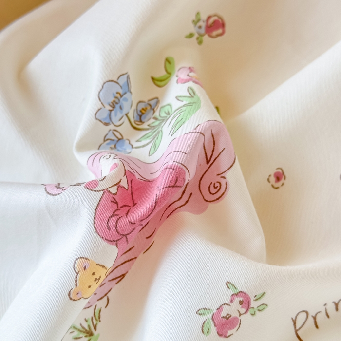 91家纺网 家纺一手货源 找家纺 鑫宇 2025新款全棉纯棉13372宽幅学生上下铺三件套 爱丽丝