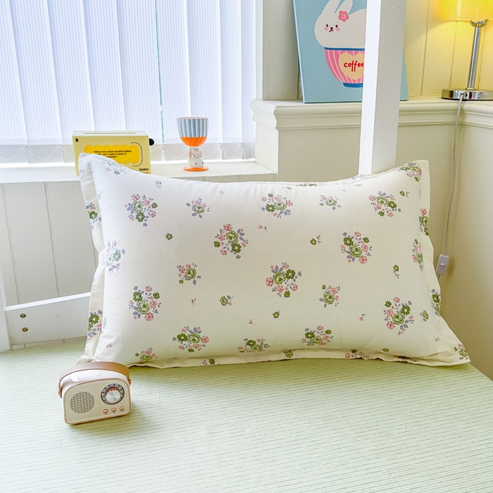 91家纺网 家纺一手货源 找家纺 鑫宇 2025新款全棉纯棉13372宽幅学生上下铺三件套 花香丽影