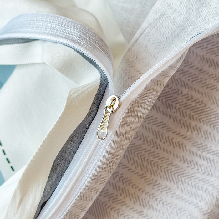 91家纺网 家纺一手货源 找家纺 鑫宇 2025新款全棉纯棉13372宽幅学生上下铺三件套 迷人线条