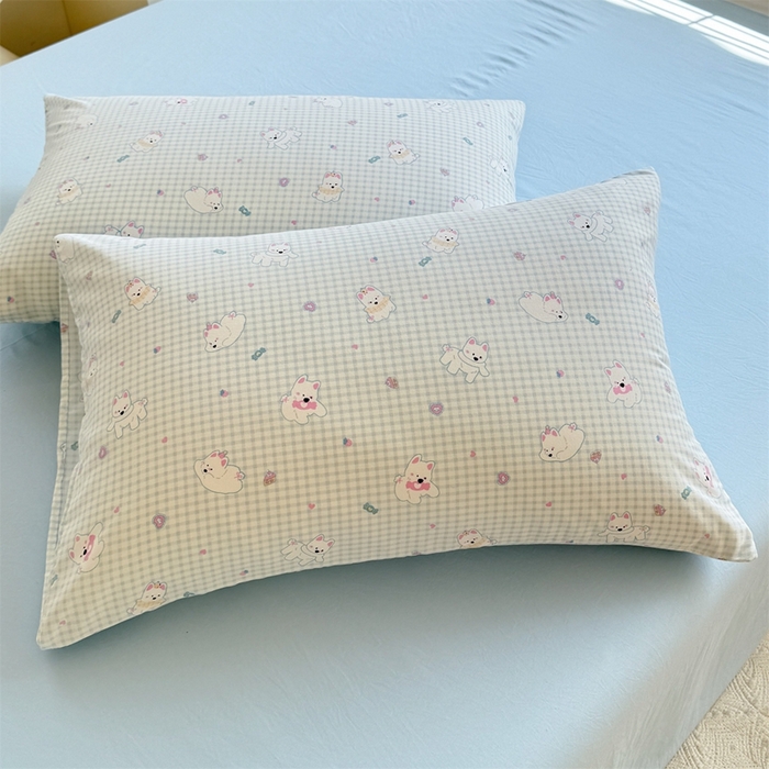 91家纺网 家纺一手货源 找家纺 （总）多品2025新款宿舍卡通ins风水洗棉枕套