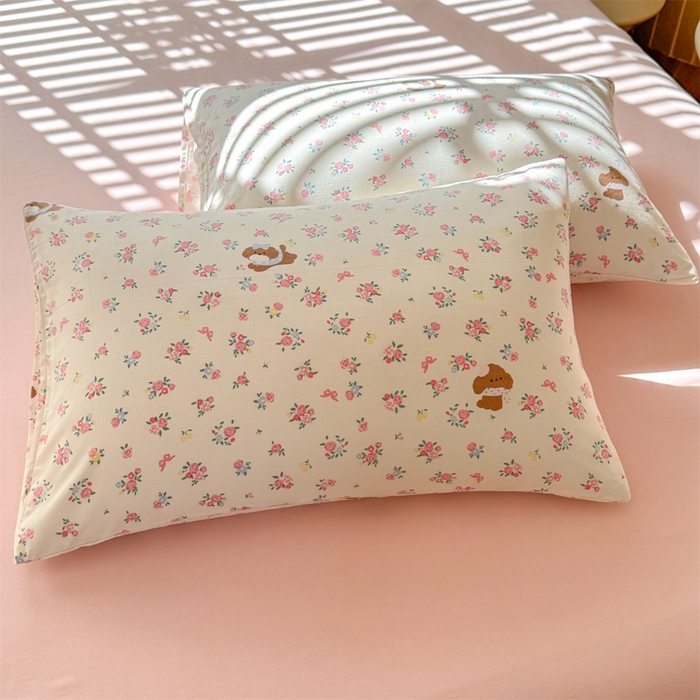 91家纺网 家纺一手货源 找家纺 （总）多品2025新款宿舍卡通ins风水洗棉枕套