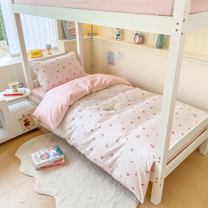 鑫宇 2025新款全棉纯棉13372宽幅学生上下铺三件套 蜜果