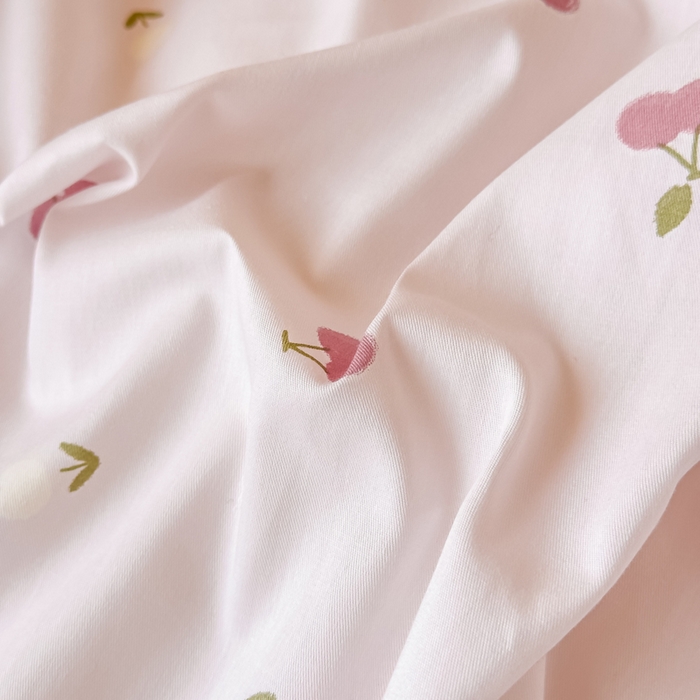 91家纺网 家纺一手货源 找家纺 鑫宇 2025新款全棉纯棉13372宽幅学生上下铺三件套 蜜果