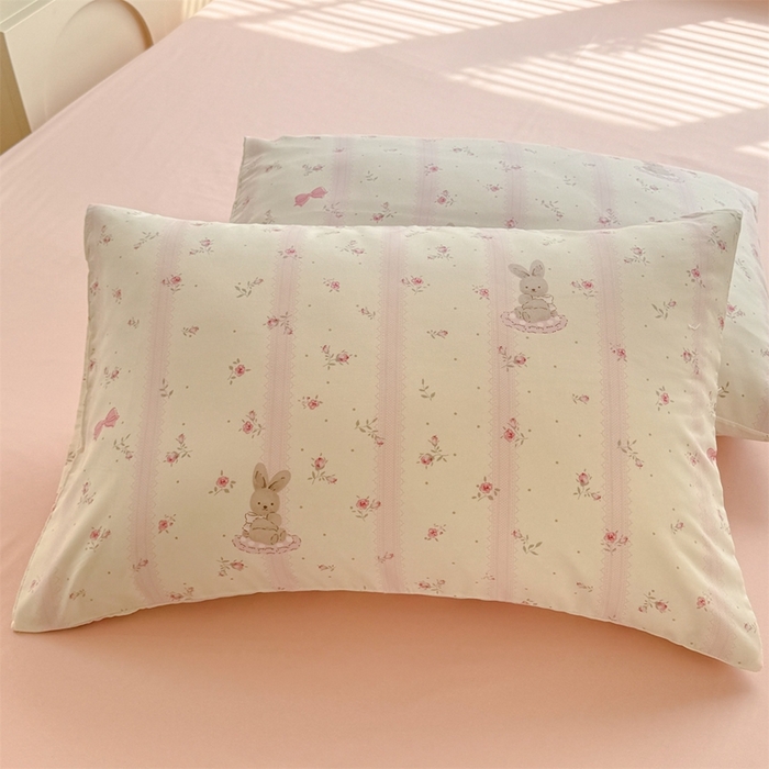 91家纺网 家纺一手货源 找家纺 （总）多品2025新款宿舍卡通ins风水洗棉枕套