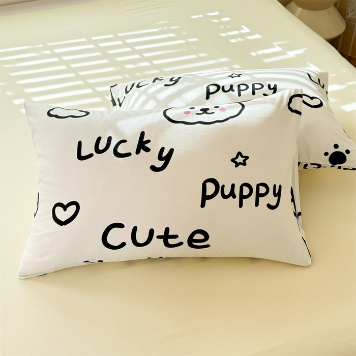 91家纺网 家纺一手货源 找家纺 （总）多品2025新款宿舍卡通ins风水洗棉枕套